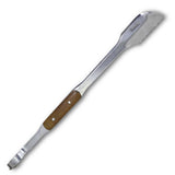 Pegador D'Avila Inox para churrasco, cabo em madeira. 42 cm