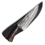 Faca Big Chef 8'' em Aço Inox, cabo em Madeira, BrutForj Polido