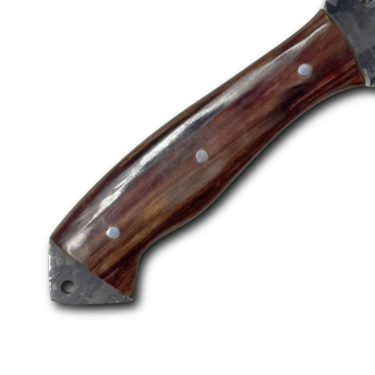 Faca Sampaio 4'' em Aço Carbono, Cabo em Madeira com Pederneira, Brut Fosfatizado