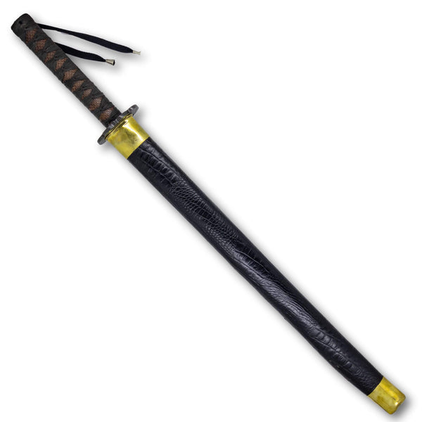Espada Katana 24" Forjada em Aço Damasco