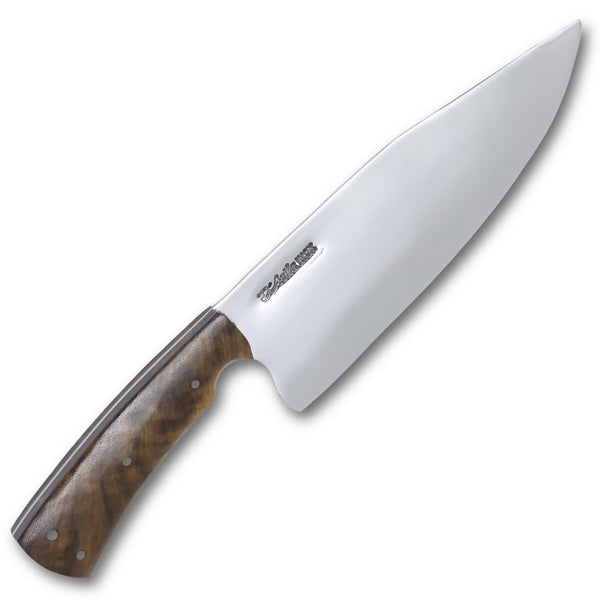 Faca Big Chef Pro 8'' em Aço Inox, cabo em Madeira, Polido