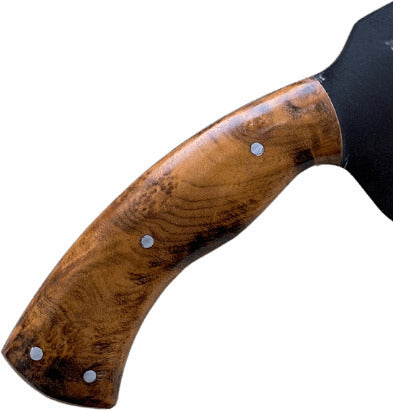 Faca Coreadeira 6" em aço carbono, cabo em madeira, eletrostático