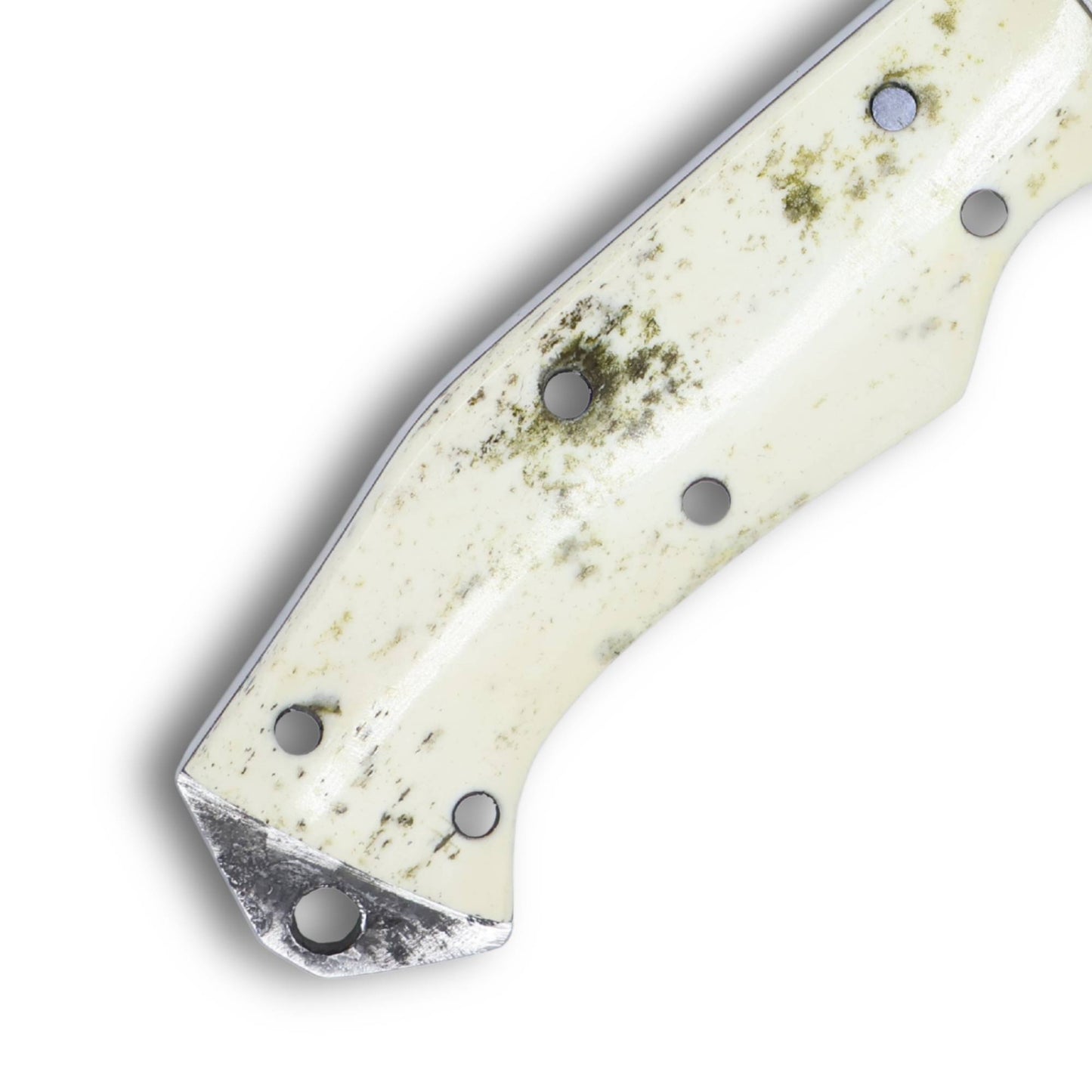 Faca EDC M 3" em Aço Carbono, Cabo em osso, Brutforj Polido
