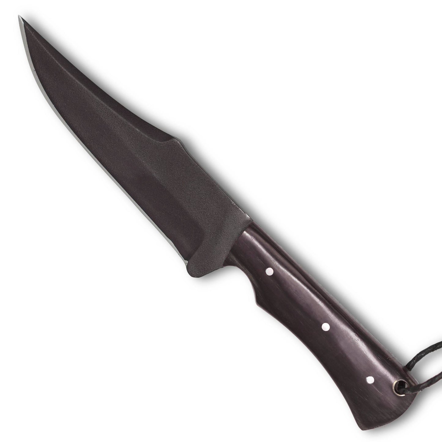 Faca Javali 7'' em Aço Carbono com Cabo em Madeira, Eletrostático