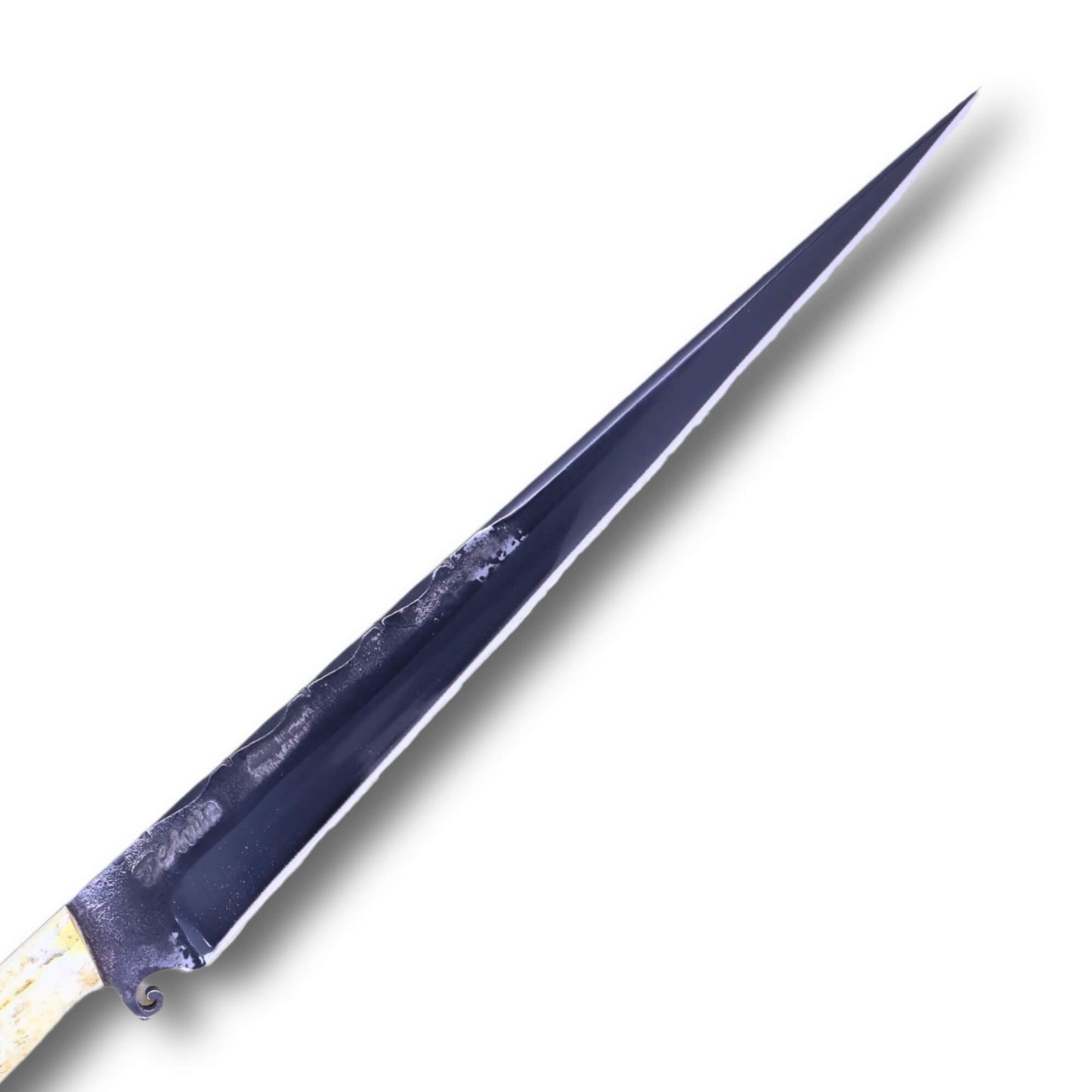 Faca Língua de Chimango 10" em Aço Carbono BrutForj Fosfatizado