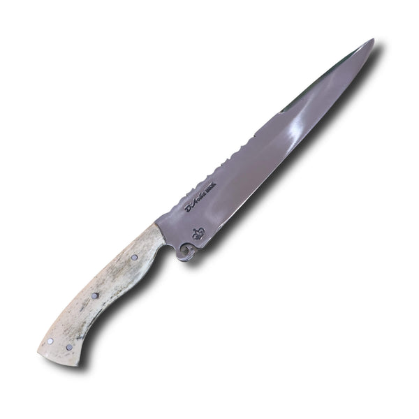 Faca Gaúcha Patriarca 10" em Aço Inox, Cabo em Osso, Polido