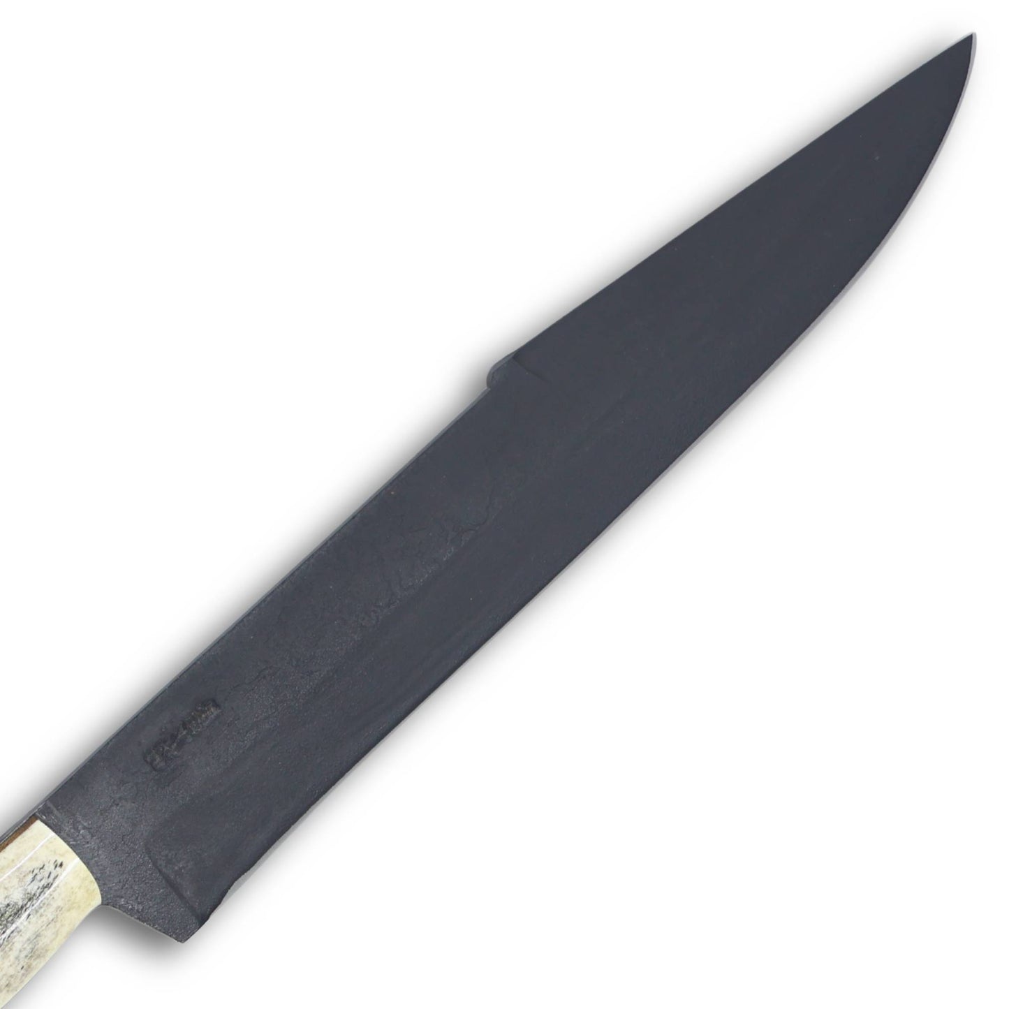 Facão Fighter 12" em aço carbono, cabo em osso, eletrostático