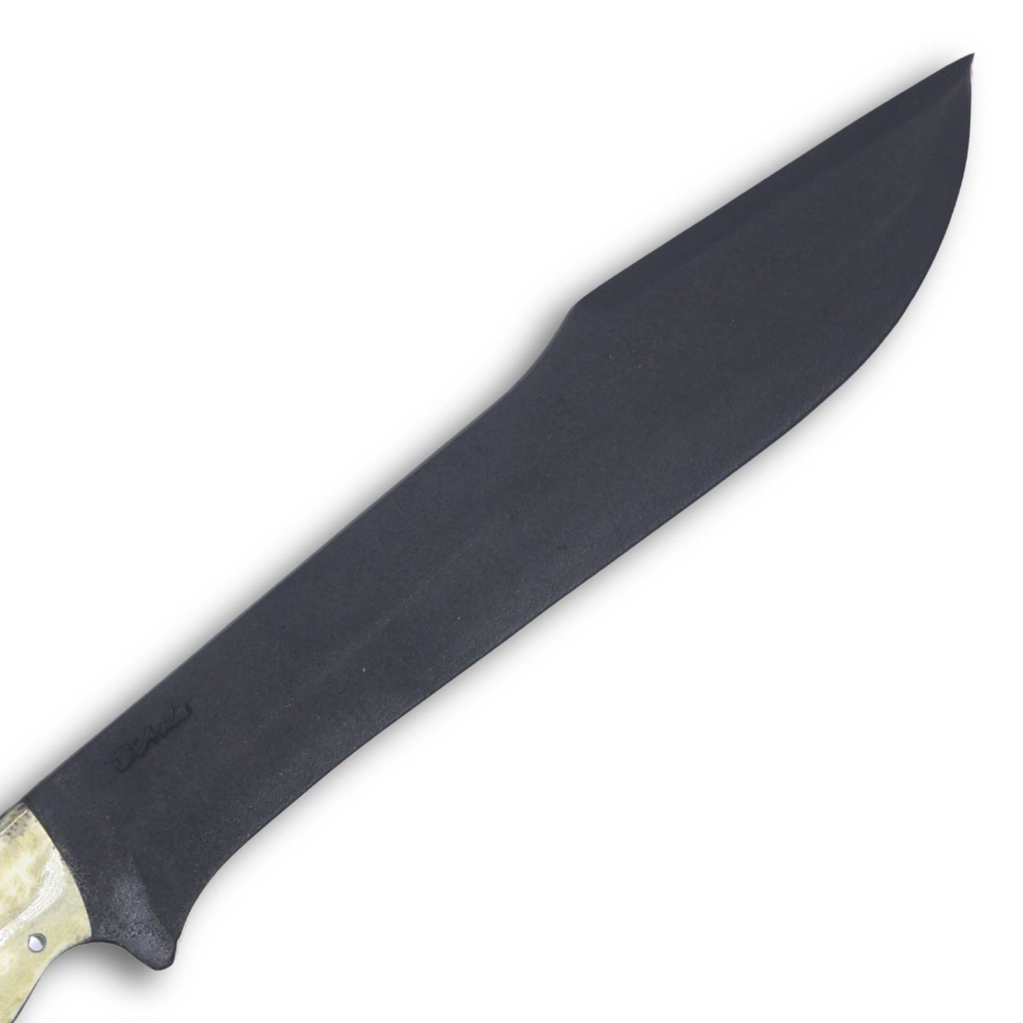 Facão Selva 10" em aço carbono, cabo em osso, eletrostático