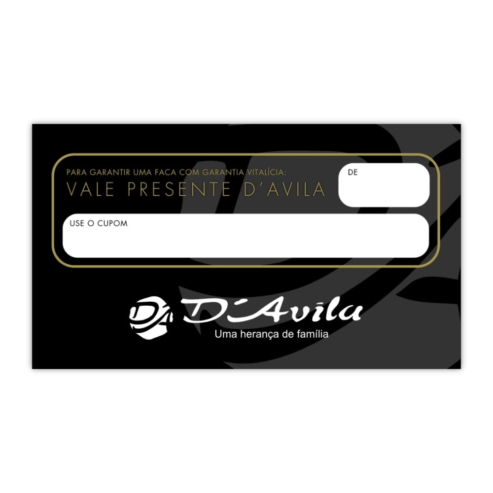 Vale-presente D'Avila (Gift Card)